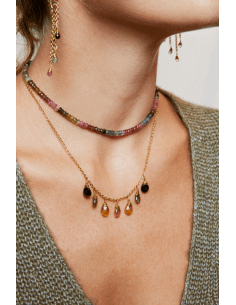 handmade, gemstone, tourmaline, Elba, precious stones, pearls, gold filled, gold plated 14K , bracelets, necklaces, earrings 2