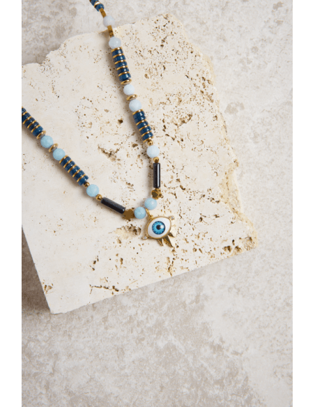 pietre, placcato oro 14K, braccialetti, orecchini, collane