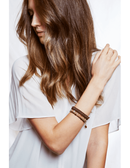 pietre, placcato oro 14K, braccialetti, orecchini, collane